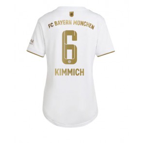 Bayern Munich Joshua Kimmich #6 kläder Kvinnor 2022-23 Bortatröja Kortärmad